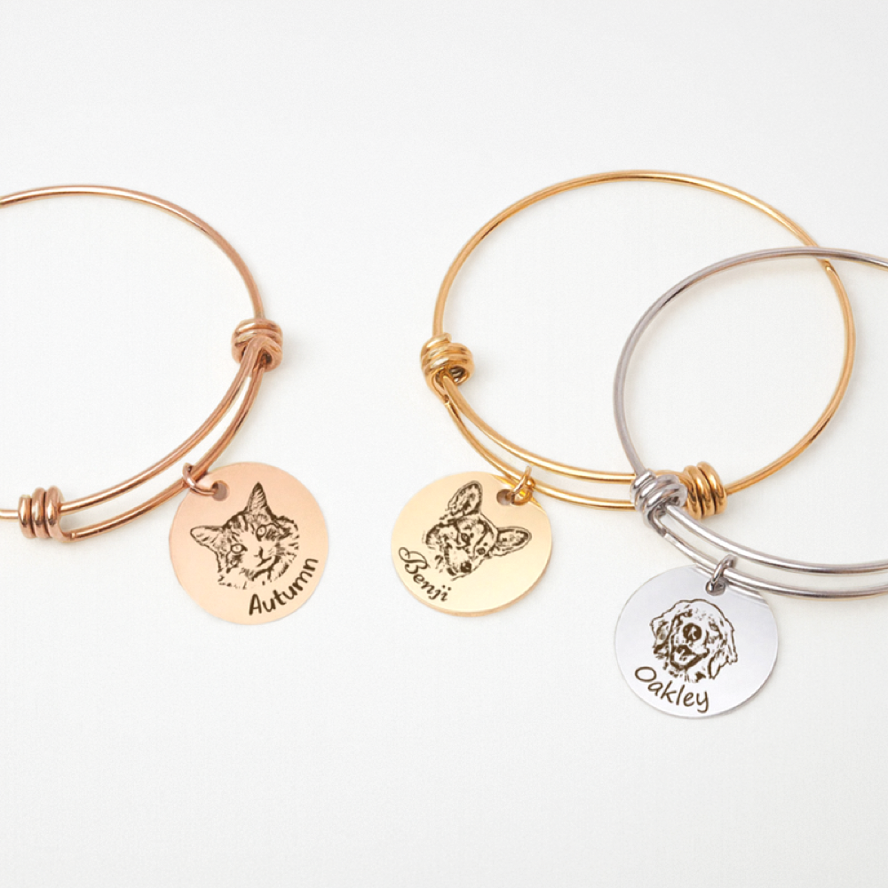 Customized Pet Portrait Bracelet