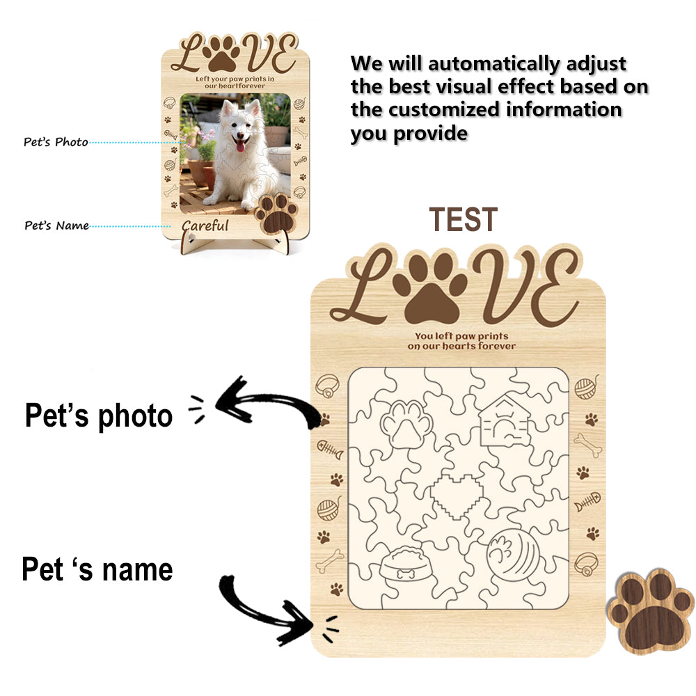 Personalized Pet Photo Puzzle