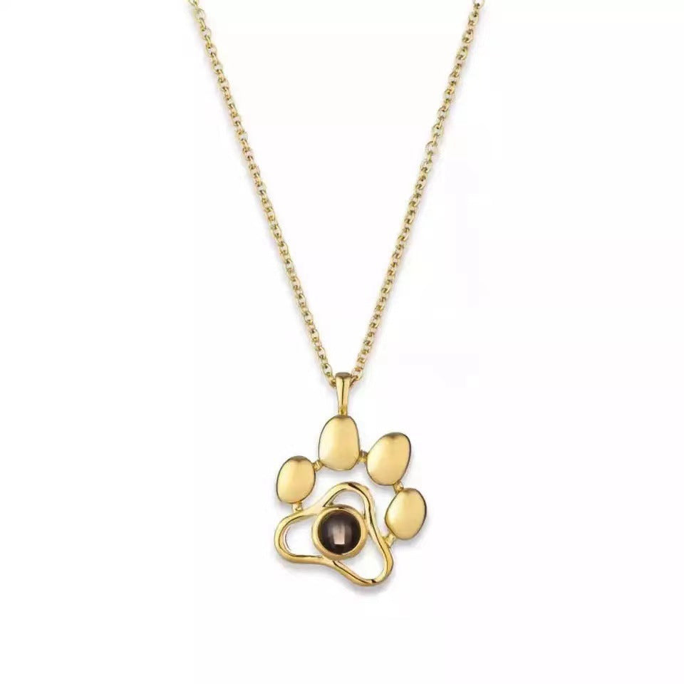 Customize Pet Projection Photo Necklace