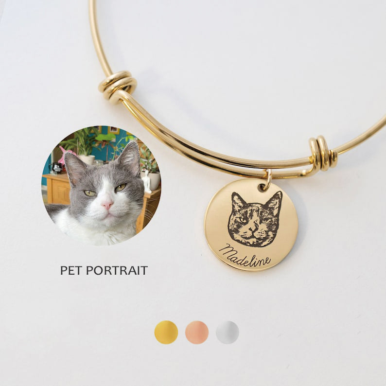 Customized Pet Portrait Bracelet