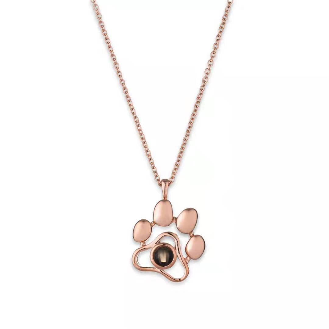 Customize Pet Projection Photo Necklace