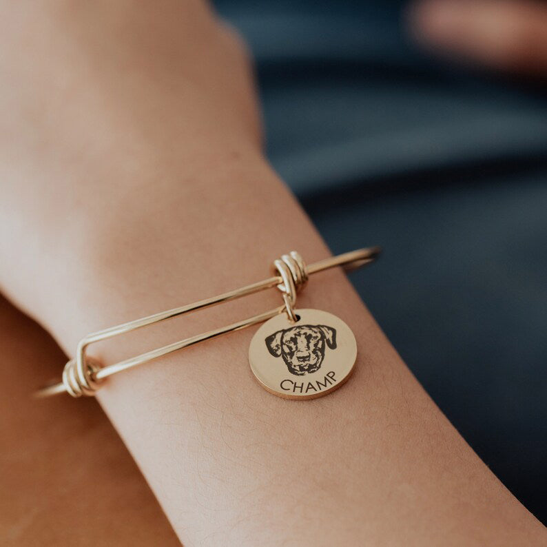 Customized Pet Portrait Bracelet
